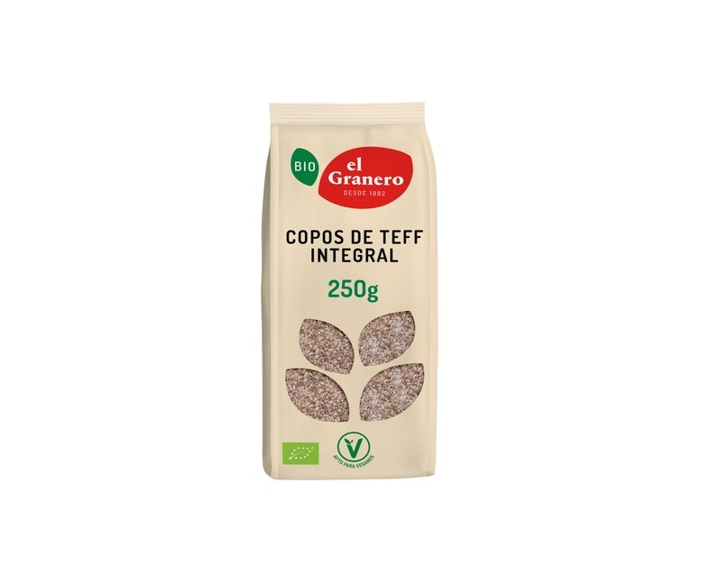 Copos de Teff Integral Bio 250 g El Granero Integral