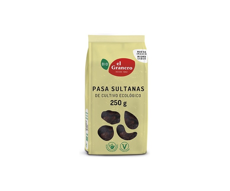Pasas sultanas 250 g El Granero Integral