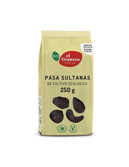 Pasas sultanas 250 g El Granero Integral