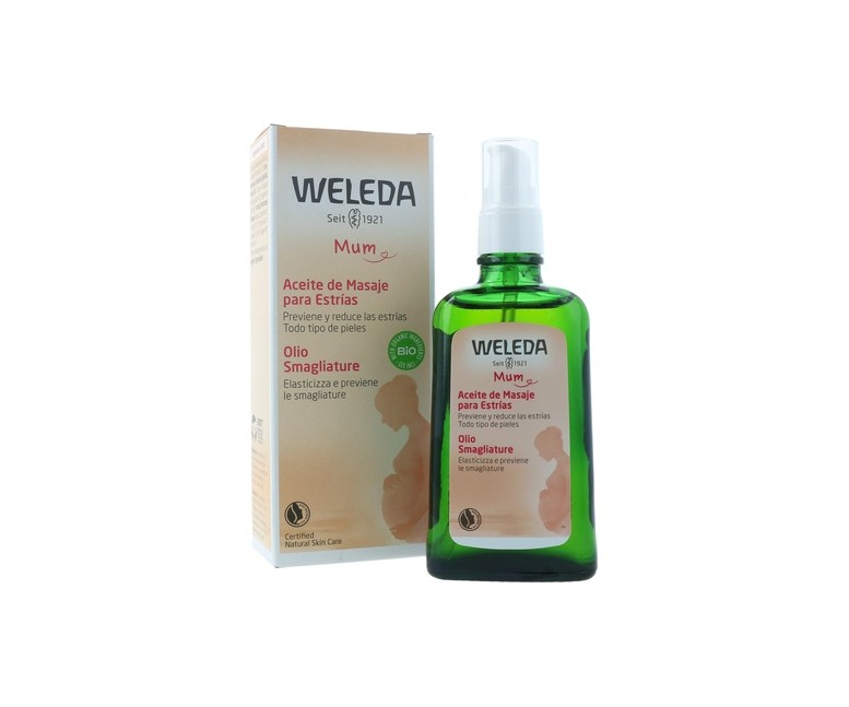 Aceite para Masaje Antiestrías 100 ml de aceite Weleda