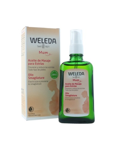 Aceite para Masaje Antiestrías 100 ml de aceite Weleda