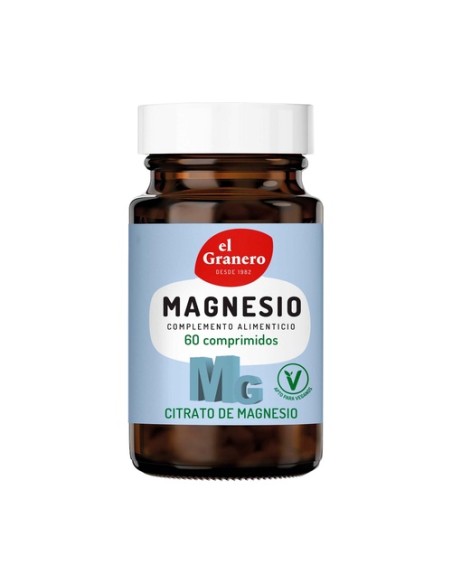 MG 500 (Citrato de Magnesio) 60 comprimidos de 760mg El Granero Integral