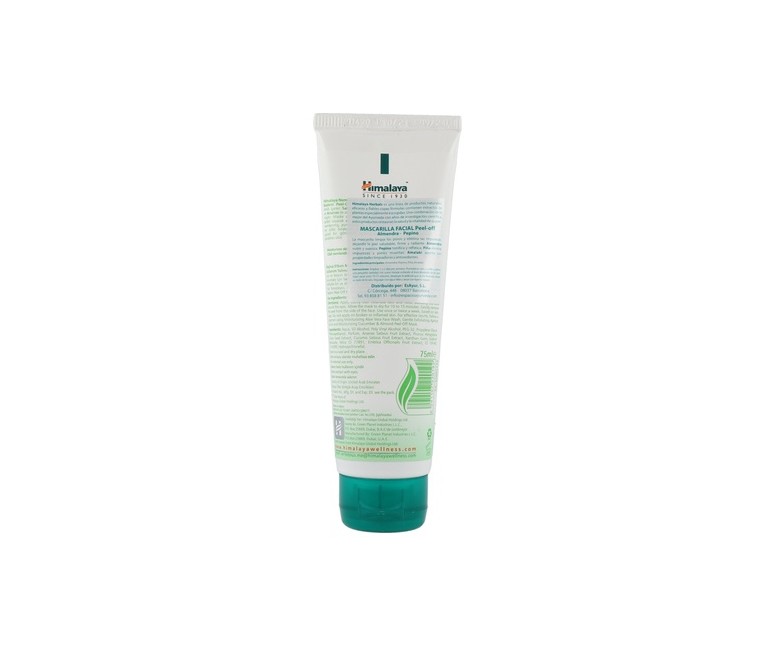 Mascarilla peel-off Almendra & Pepino 75 ml de crema Himalaya Herbals