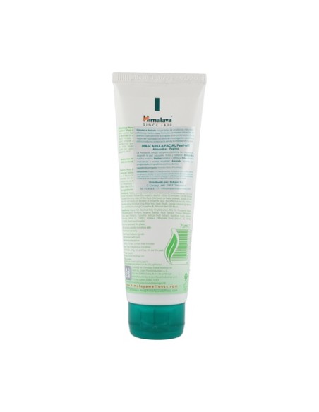 Mascarilla peel-off Almendra & Pepino 75 ml de crema Himalaya Herbals