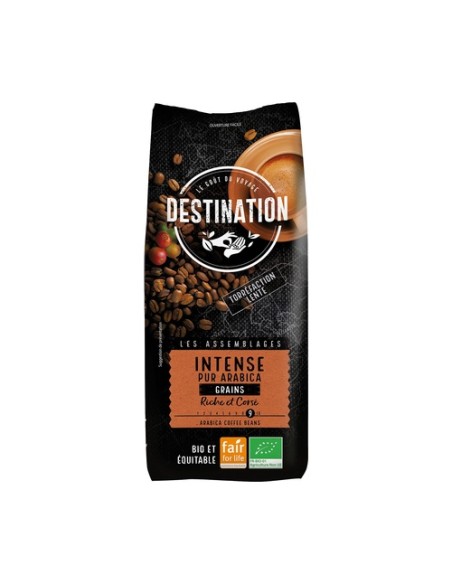 Café en grano intenso arábica bio 1 kg Destination Bio