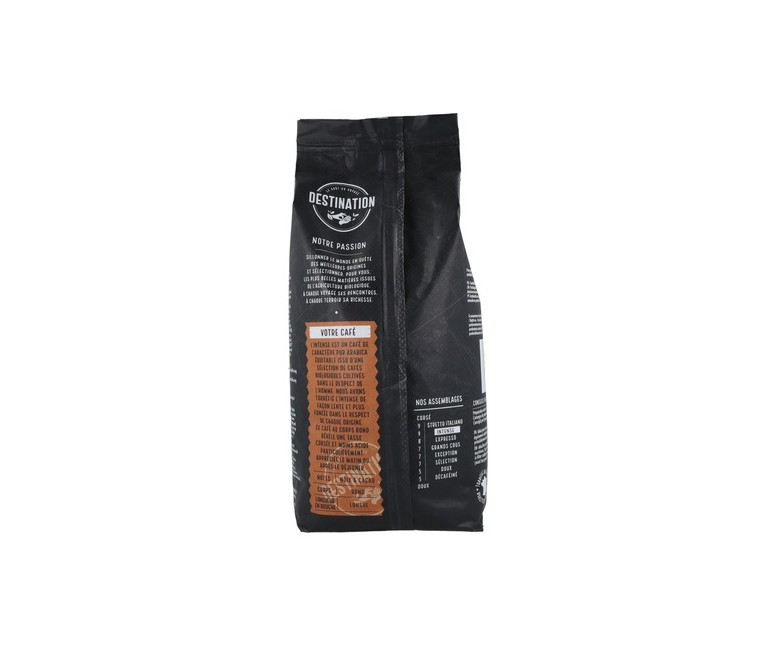 Café en grano intenso arábica bio 1 kg Destination Bio