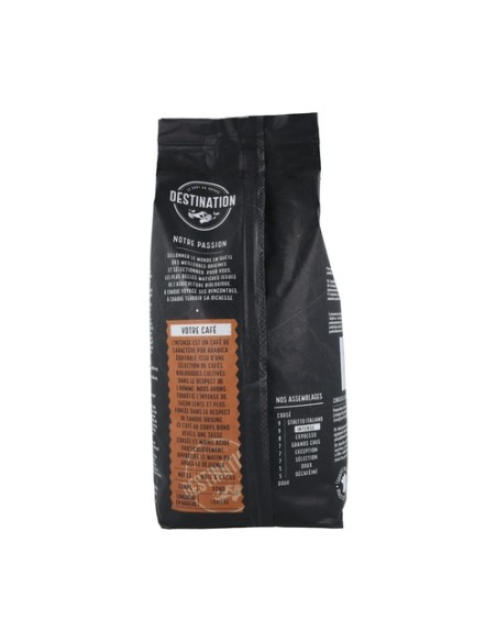 Café en grano intenso arábica bio 1 kg Destination Bio
