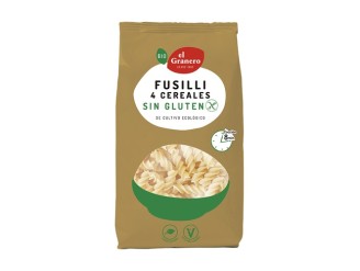 Pasta Fusilli de 4 Cereales Sin Gluten Bio