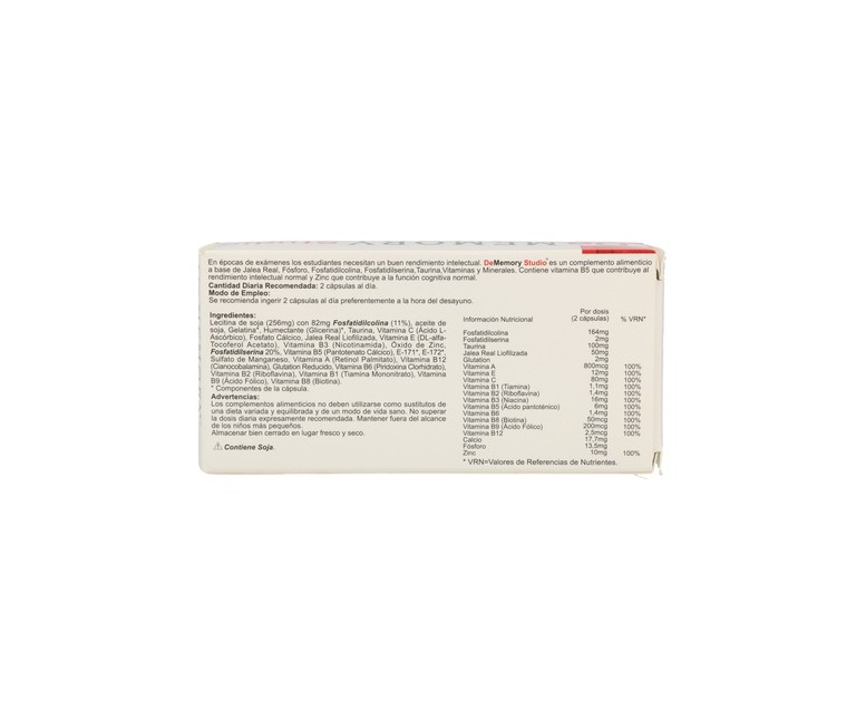 Dememory Studio 60 cápsulas Pharma Otc