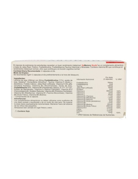 Dememory Studio 60 cápsulas Pharma Otc