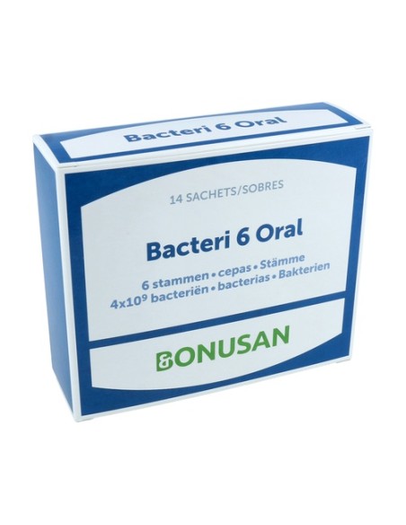 Bacteri 6 oral (ex Probio Oral) 14 sobres Bonusan