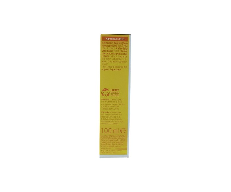 Aceite De Caléndula Para Masaje 100 ml Weleda