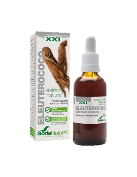 Extracto de Eleuterococo (Fórmula XXI) 50 ml Soria Natural