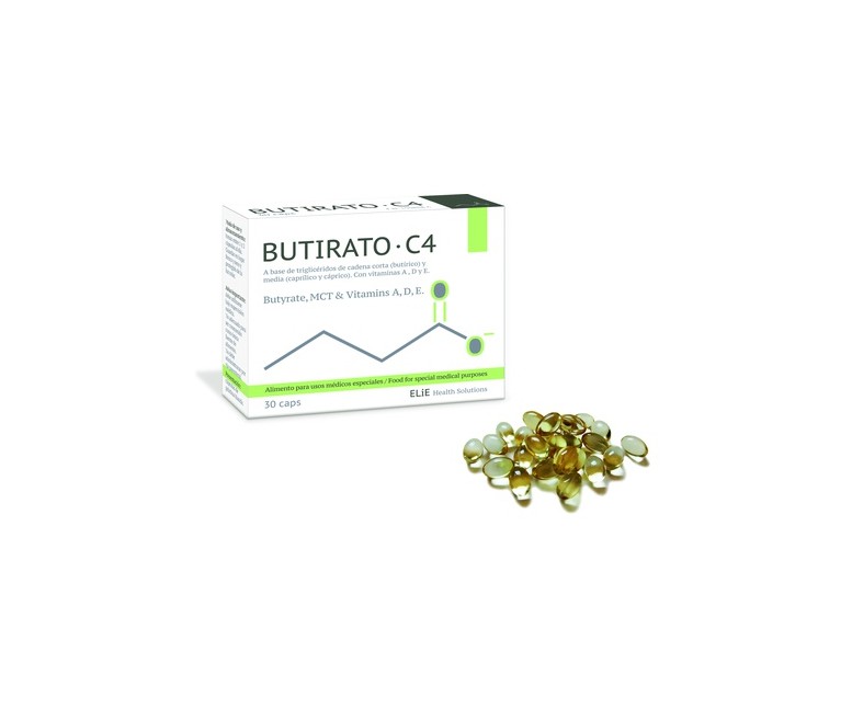 Butirato C4 - Salud intestinal 30 perlas Elie health solution