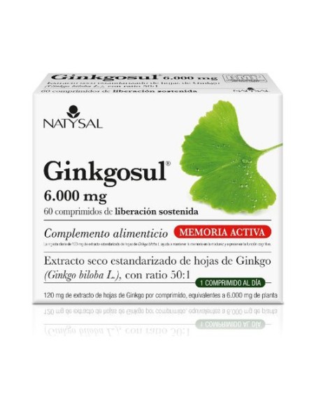 Ginkgosul 60 comprimidos Natysal