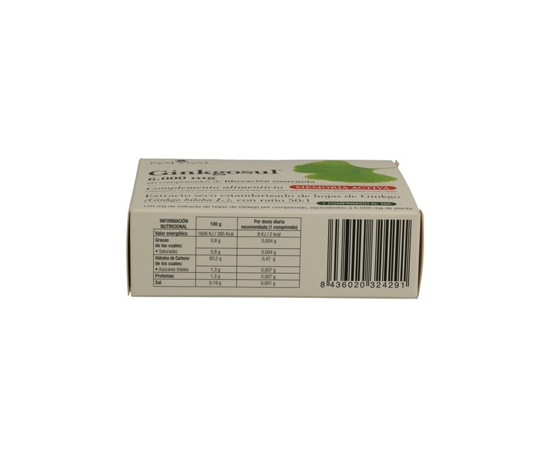 Ginkgosul 60 comprimidos Natysal