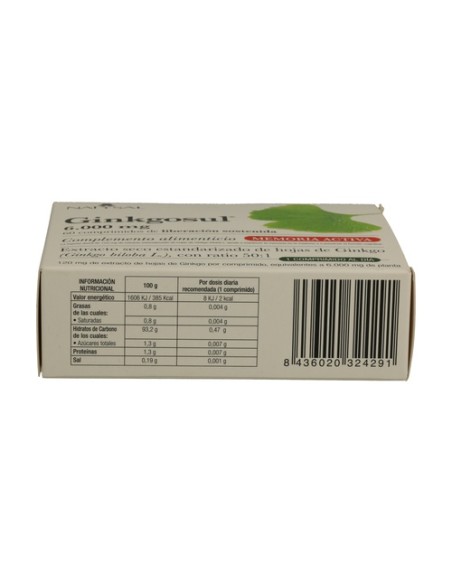 Ginkgosul 60 comprimidos Natysal