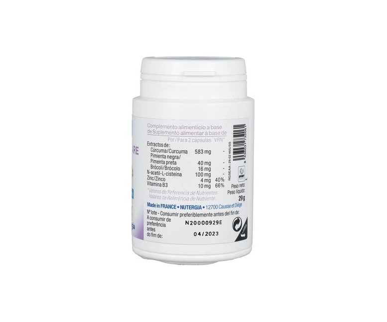 Ergycare antioxidante 60 cápsulas Nutergia