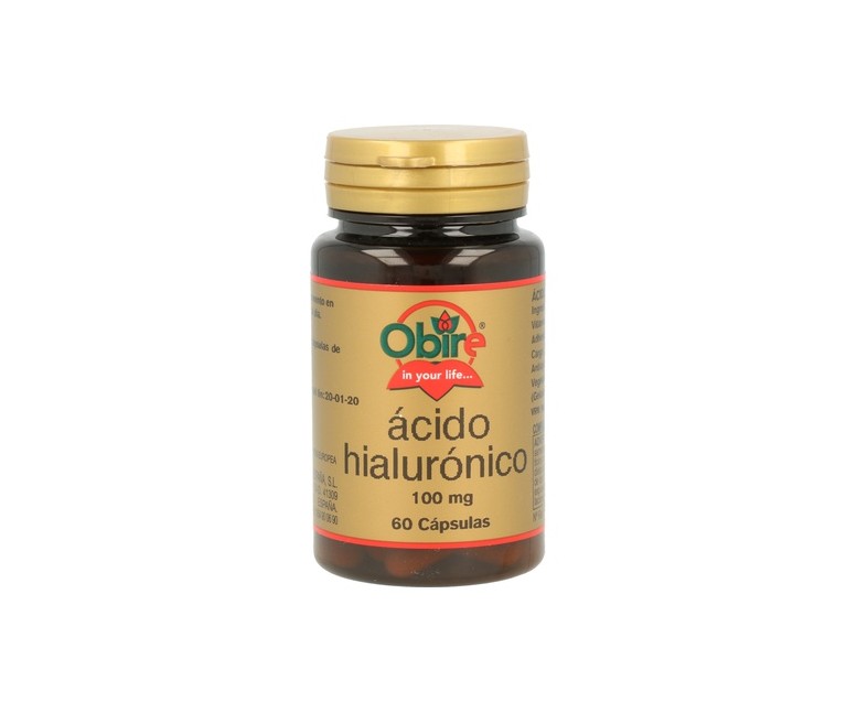 Ácido Hialurónico 60 cápsulas de 100mg Obire