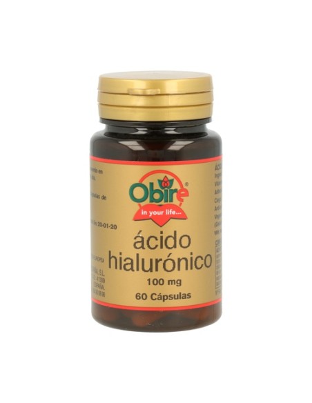 Ácido Hialurónico 60 cápsulas de 100mg Obire