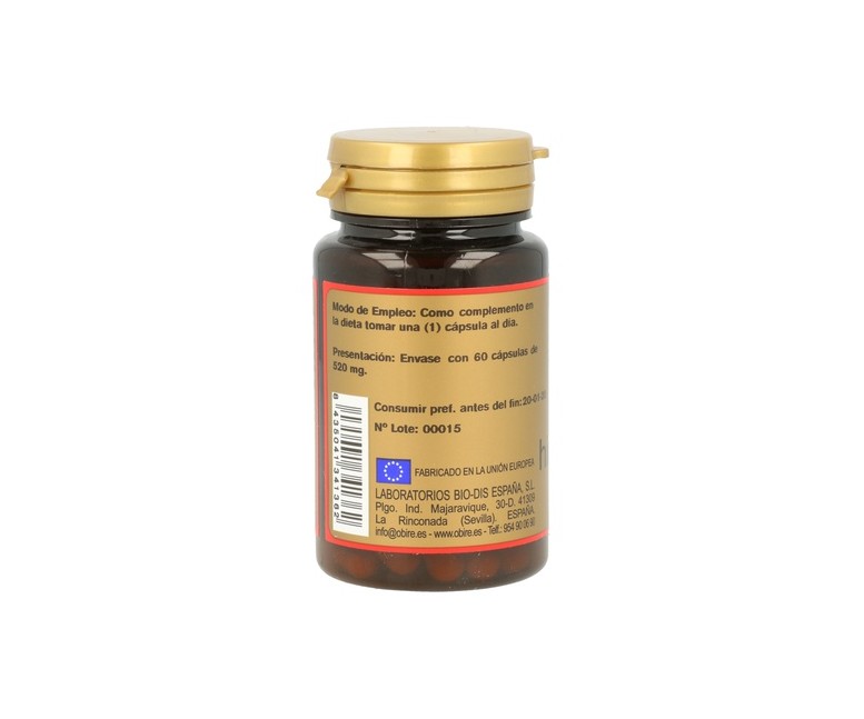Ácido Hialurónico 60 cápsulas de 100mg Obire