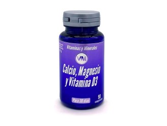 Calcio, Magnesio y Vitamina D3 + Silicio Orgánico