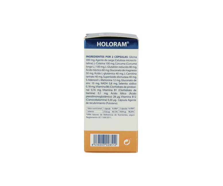 Holoram Detox 60 cápsulas de 580mg Equisalud