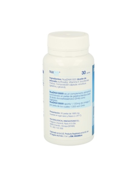 Nua DHA 1000 Omega 3 30 perlas (1000mg) Nua