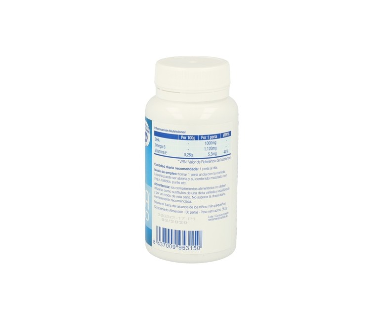 Nua DHA 1000 Omega 3 30 perlas (1000mg) Nua