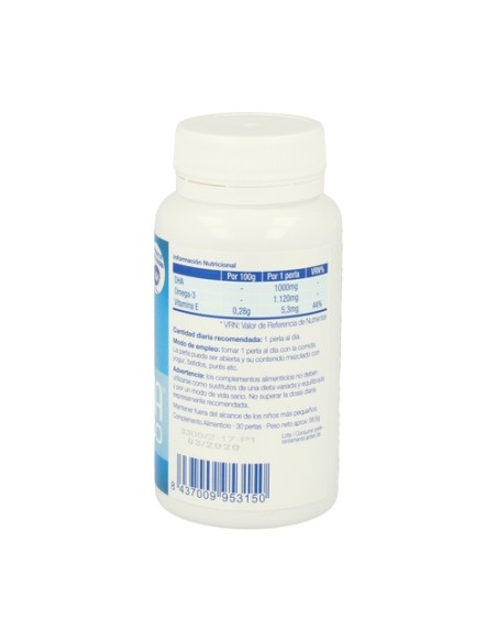 Nua DHA 1000 Omega 3 30 perlas (1000mg) Nua