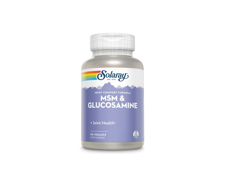 M.S.M Glucosamine 90 cápsulas Solaray