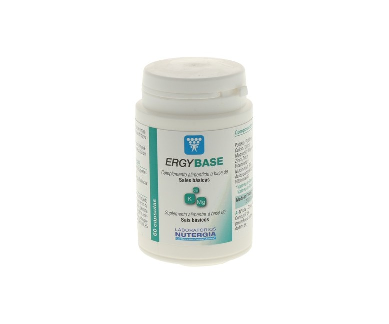 Ergybase acidez 60 cápsulas Nutergia