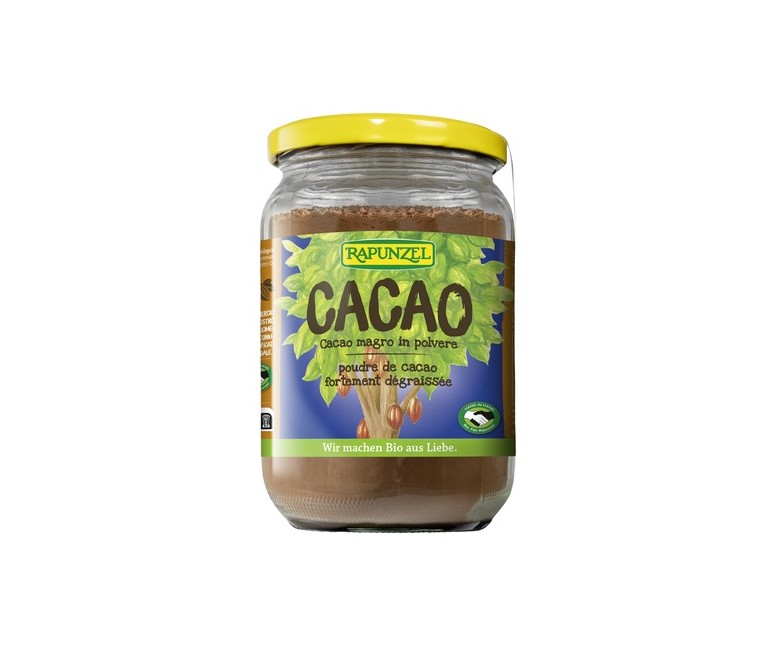 Cacao en polvo desgrasado Bio 250 g de polvo Rapunzel