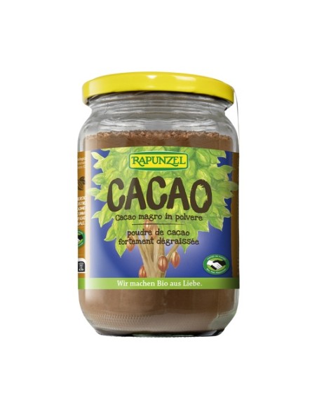 Cacao en polvo desgrasado Bio 250 g de polvo Rapunzel