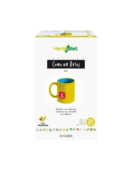 Herbodiet Como un reloj 20 bolsitas infusoras Nova Diet