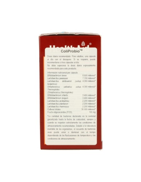 Coliprobio 30 cápsulas Health Aid
