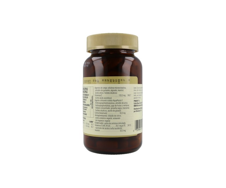 Female Multiple vitaminas y minerales (mujer) 120 comprimidos Solgar