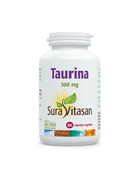 L-Taurina 90 cápsulas de 500mg Sura Vitasan