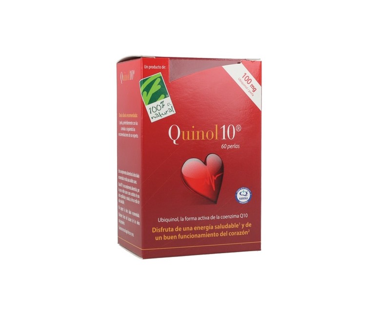 Quinol 10 (De Ubiquinol) 60 perlas de 100mg 100% Natural