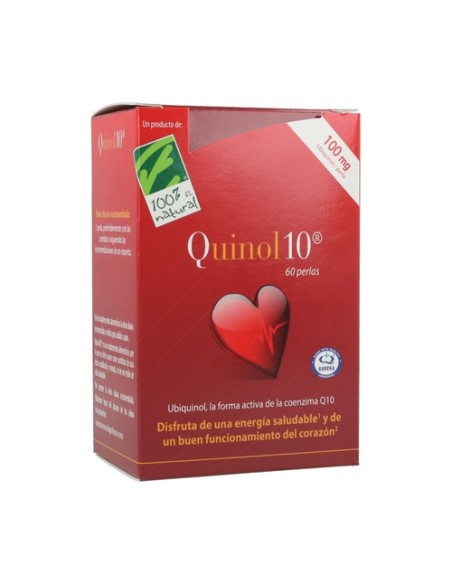 Quinol 10 (De Ubiquinol) 60 perlas de 100mg 100% Natural