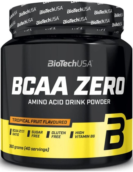 Bcaa zero frutas tropicales 360 gr BioTechUSA