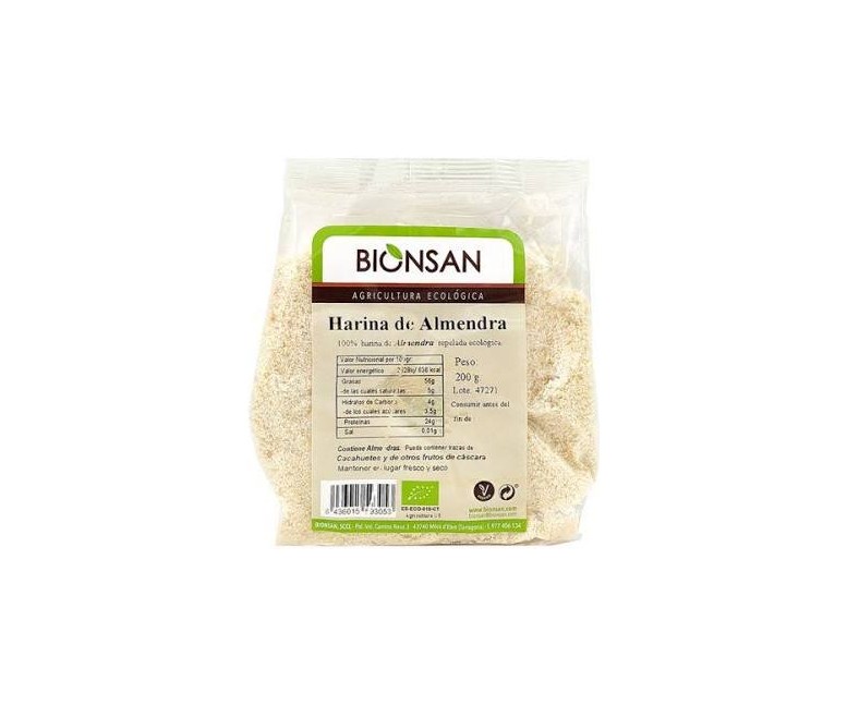 Harina de almendra 200 gr Bionsan