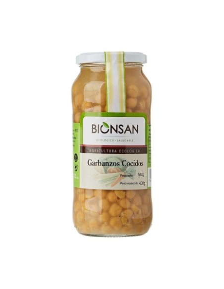 Garbanzos Cocidos Eco 400 g Bionsan