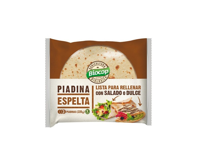 Piadina de espelta 225 g Biocop