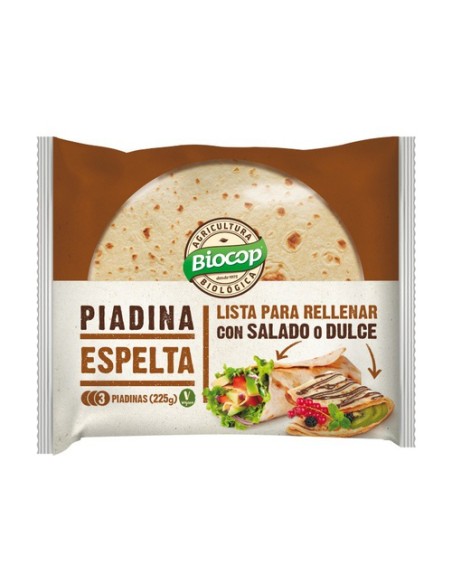 Piadina de espelta 225 g Biocop