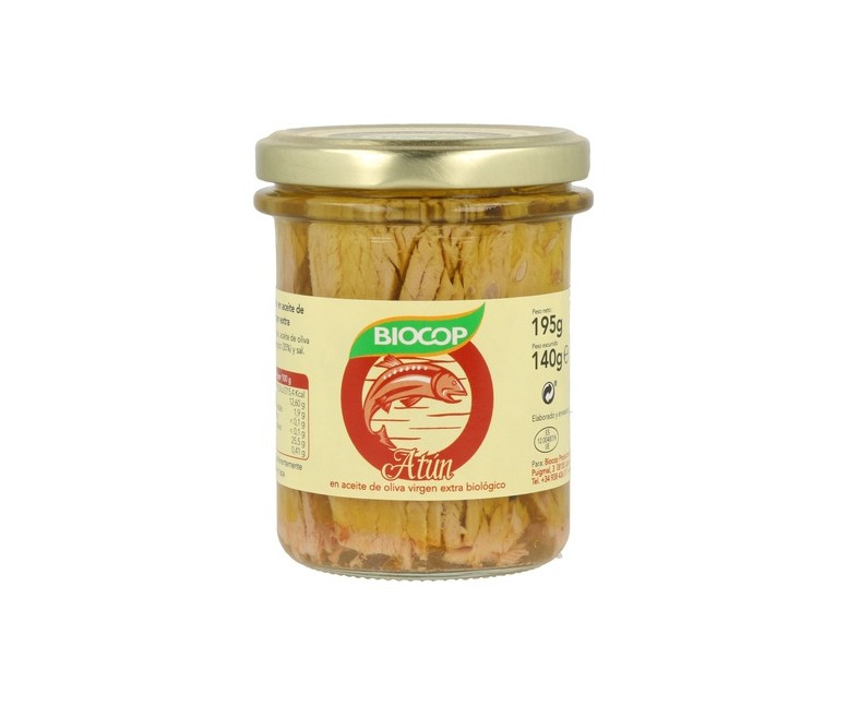 Atún en Filetes Bio 195 g Biocop