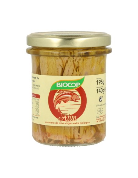 Atún en Filetes Bio 195 g Biocop