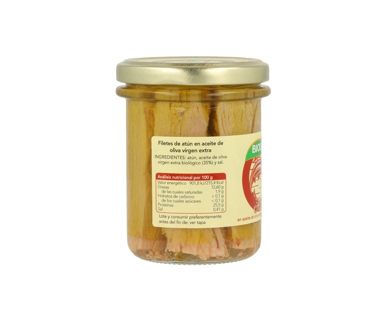 Atún en Filetes Bio 195 g Biocop