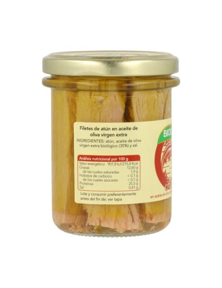 Atún en Filetes Bio 195 g Biocop