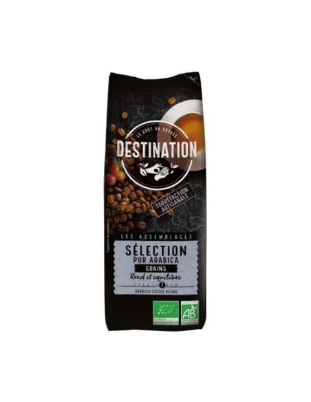 Café en Grano Selección 100% Arábica Bio 250 g Destination Bio